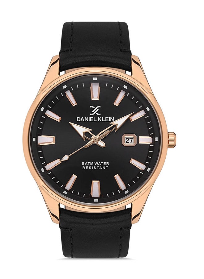 DANIEL KLEIN - Leather Analog Watch DK.1.13272-2 - Image 1