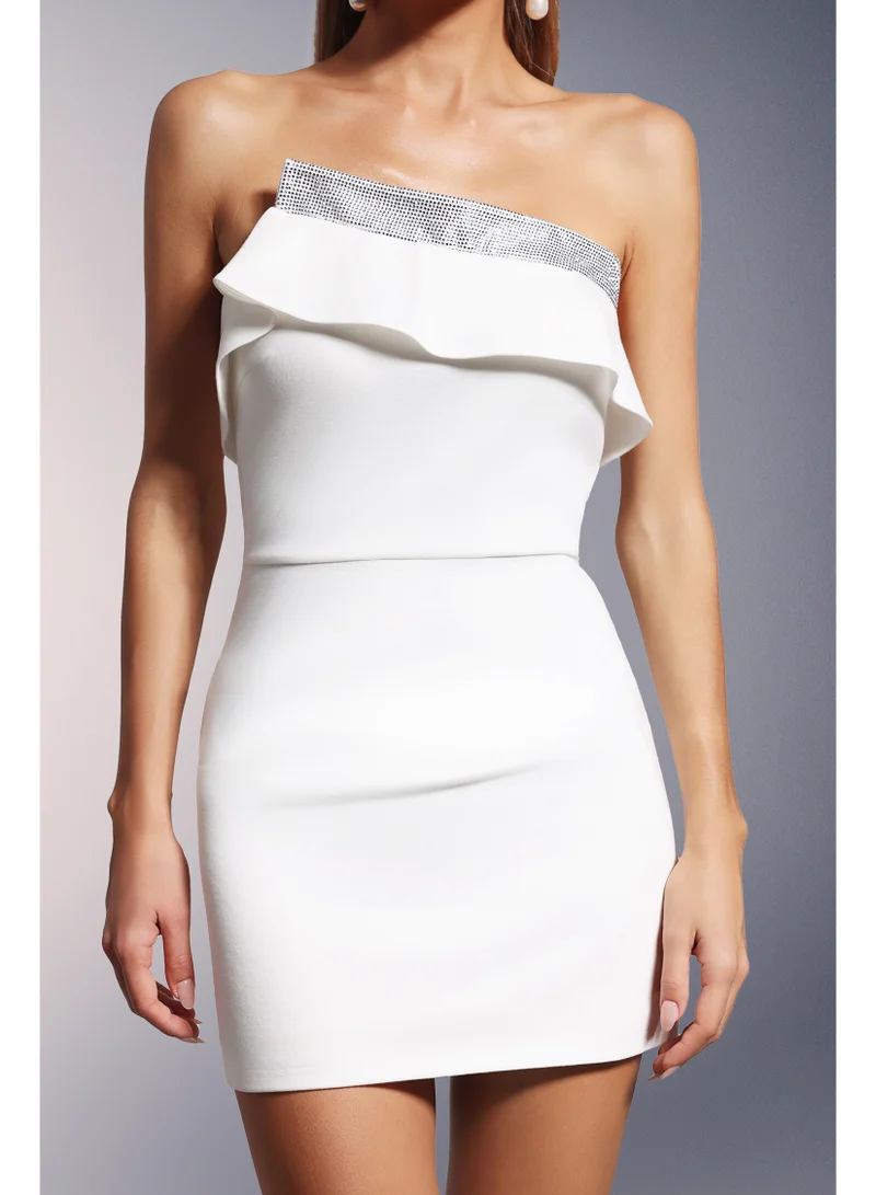 Bella Barnett  Madelynn Strapless Diamond Mini Dress for Women | Best Price UAE