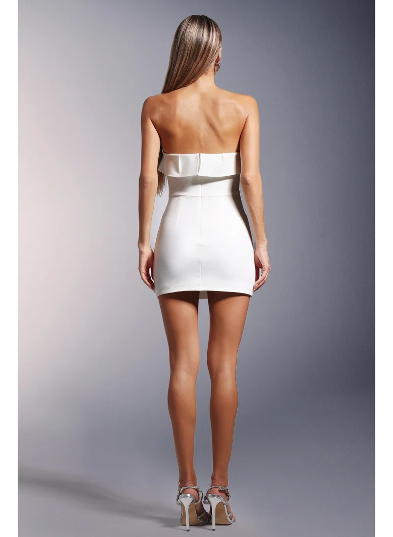 Bella Barnett  Madelynn Strapless Diamond Mini Dress for Women | Best Price UAE
