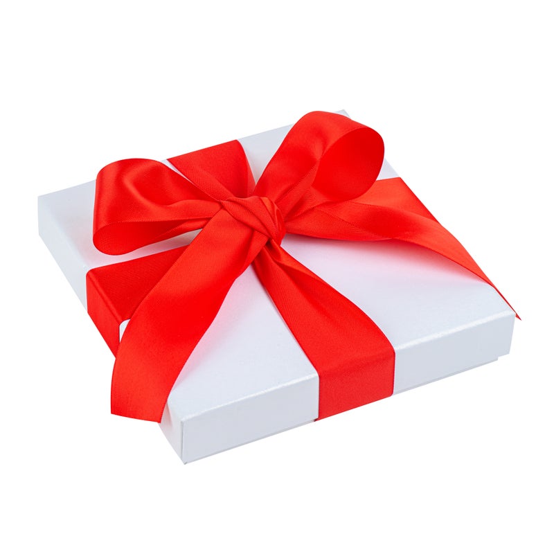 Restaurantware-Gift Tek 10 Yards x 1.5 Inch Satin Ribbon, 10 Single Faced Fabric Ribbon - Wide, Vibrant, Red Polyester Ribbons, Solid Colored, For Gift Wrapping, Crafts, Weddings, Parties - Image 1