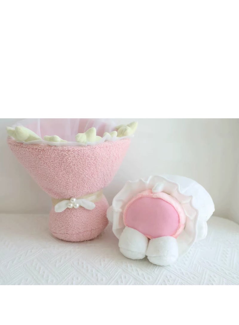 Hello Kitty 2-In-1 Cartoon Hello Ki tty Bouquet Doll Plush Girl Gift  - Image 3