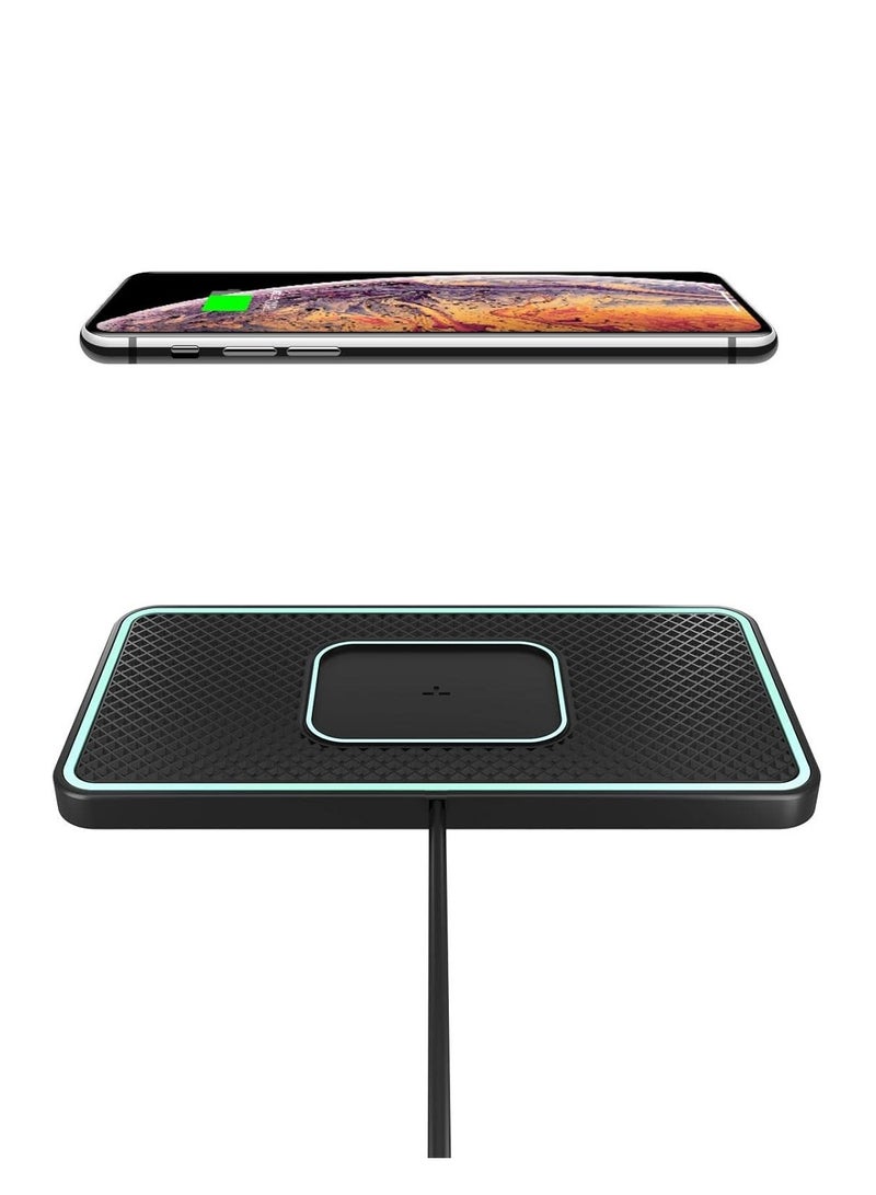 Wireless Charger Charging Pad Fast Wireless Charging Mat Compact for Office | Cell Phones  Accessories | Cell Phone Accessories | Chargers  Cradles - Image 1