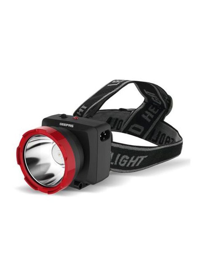 GEEPAS Rechargeable LED Headlamp, Type-C, 500mAh Lithium Battery | 3W High Power for Camping, Hiking, and Construction - Image 2