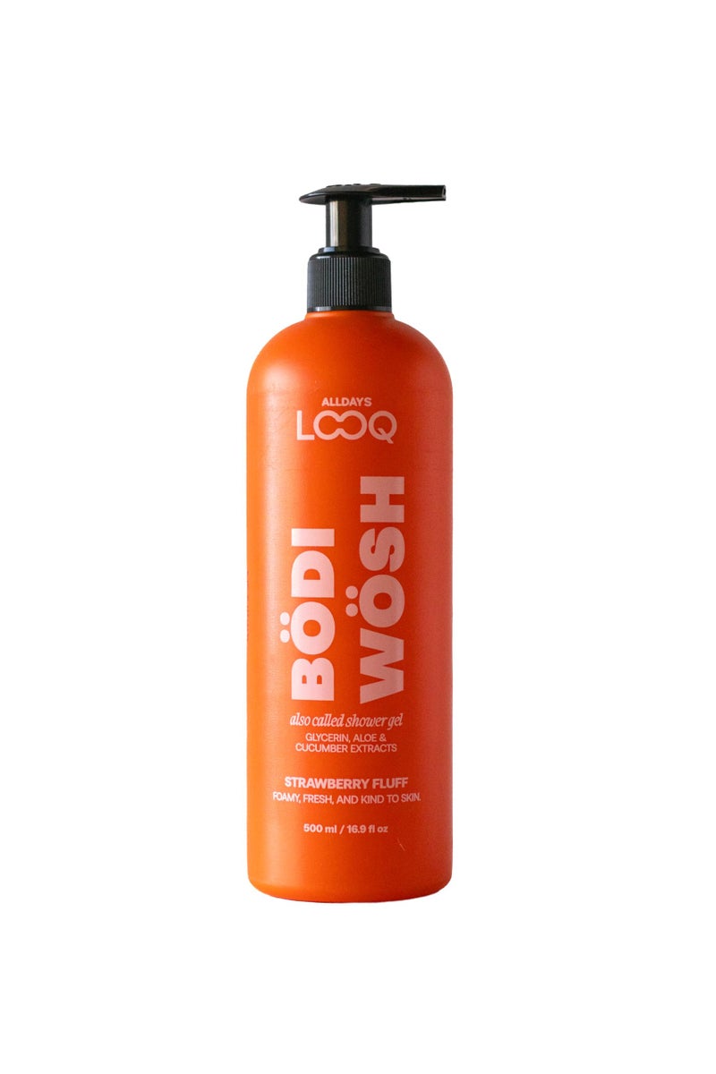 Looq Strawberry Fluff Body Wash 500 ml