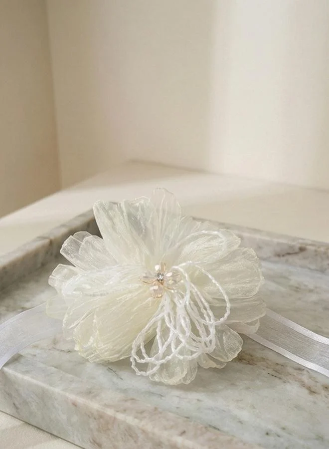 Take Two  Crystal Lace Flower Ribbon Choker Necklace for Women | Best Price UAE
