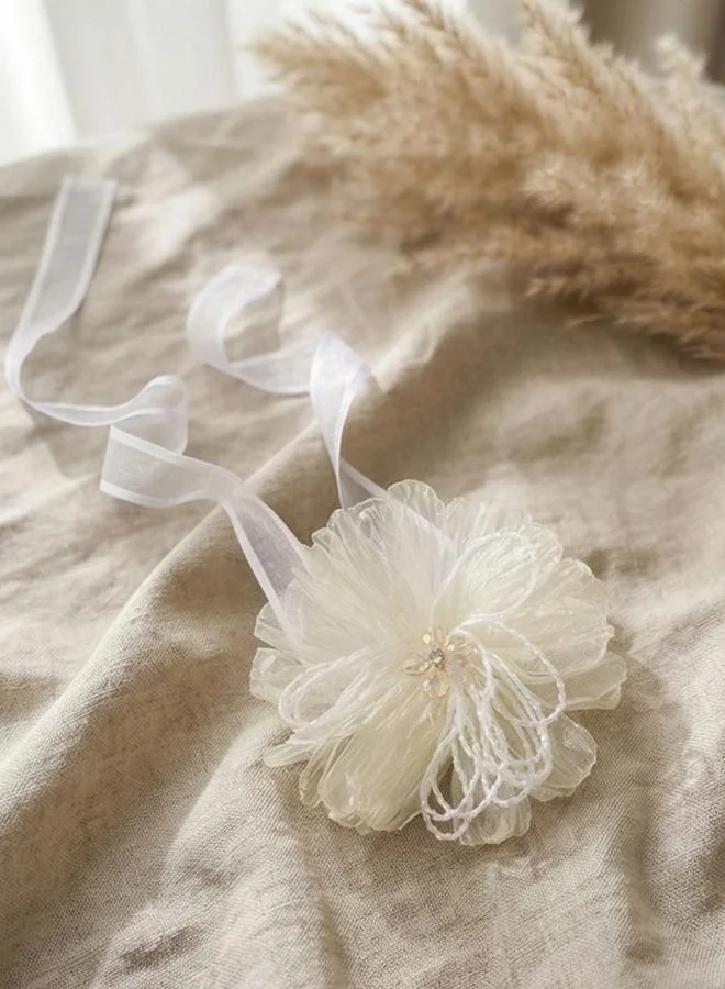 Take Two  Crystal Lace Flower Ribbon Choker Necklace for Women | Best Price UAE