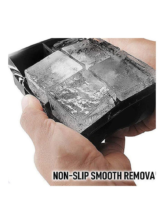 NIBEMINENT Silicone Ice Cube Tray Black - Image 2