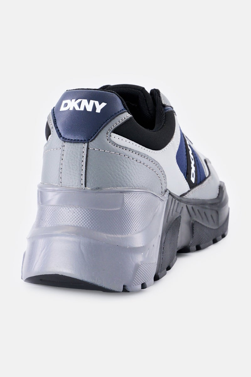 DKNY Men Medium Lace Up Casual Shoes, Multicolor - Image 3