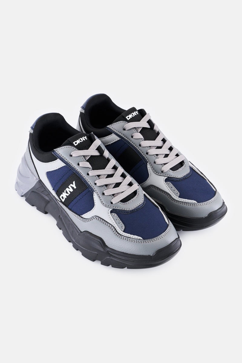 DKNY Men Medium Lace Up Casual Shoes, Multicolor - Image 2