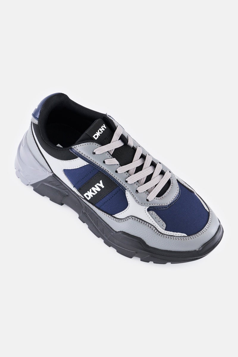 DKNY Men Medium Lace Up Casual Shoes, Multicolor - Image 1