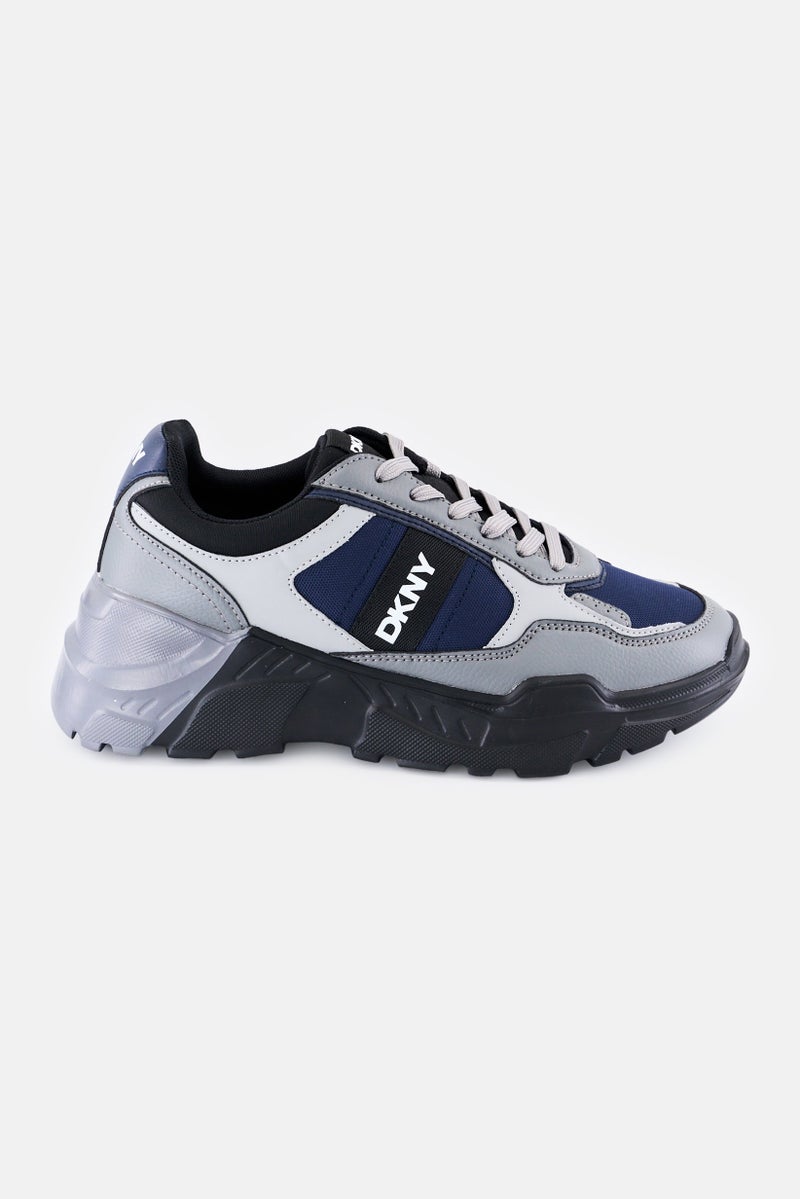 DKNY Men Medium Lace Up Casual Shoes, Multicolor - Image 4