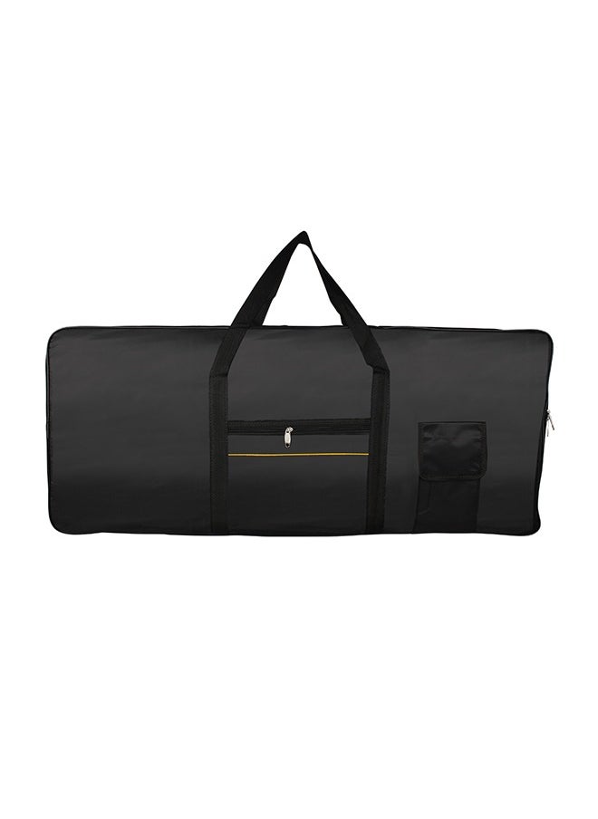 Black Portable 61-Key Keyboard Electric Piano Padded Case Gig Bag Oxford Cloth Waterproof Sailor Shoulder Bag Instrument Protection Storage Bag ﻿  - Image 1