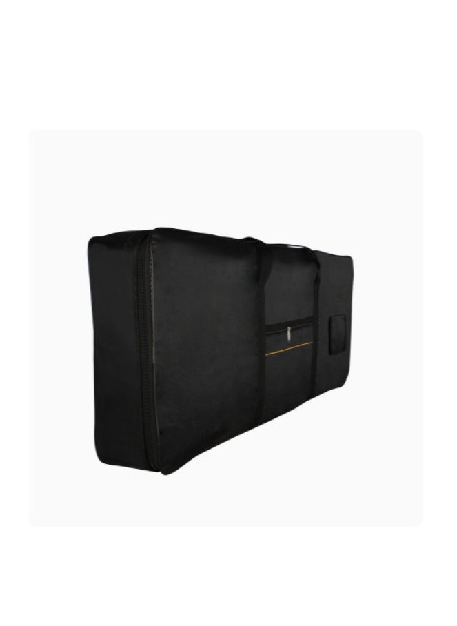 Black Portable 61-Key Keyboard Electric Piano Padded Case Gig Bag Oxford Cloth Waterproof Sailor Shoulder Bag Instrument Protection Storage Bag ﻿  - Image 3