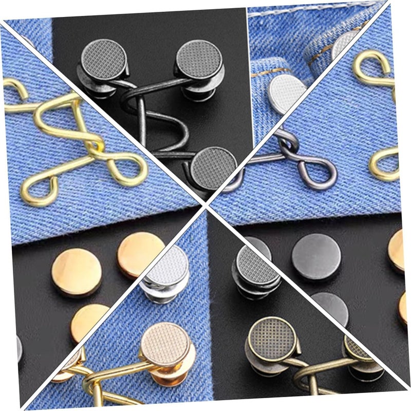 Multiple options Kichvoe 5 Set Metal Snap Trouser Buttons for Jean Waist Adjustment, Easy to Use No Sew Waist Jeans Replacement Buttons for Casual and Formal Occasions Random Color Low wear optimized design Matte anti slip finish Elegant upgraded practical design Updated modern design Fade proof Versatile application All environment compatible Custom sizing alternatives Wear resistant Flexible sizing options Home & light industrial compatible Locally packed stock Repeated use friendly design Affordable trusted craftsmanship Leakproof sealed Multi stock guarantee supply On-demand local restock Global light sturdy raw material Temp resistant Multi-source stock guarantee Widely used design Slow wear optimized quality High precision lightweight material Scratch resistant - Image 3