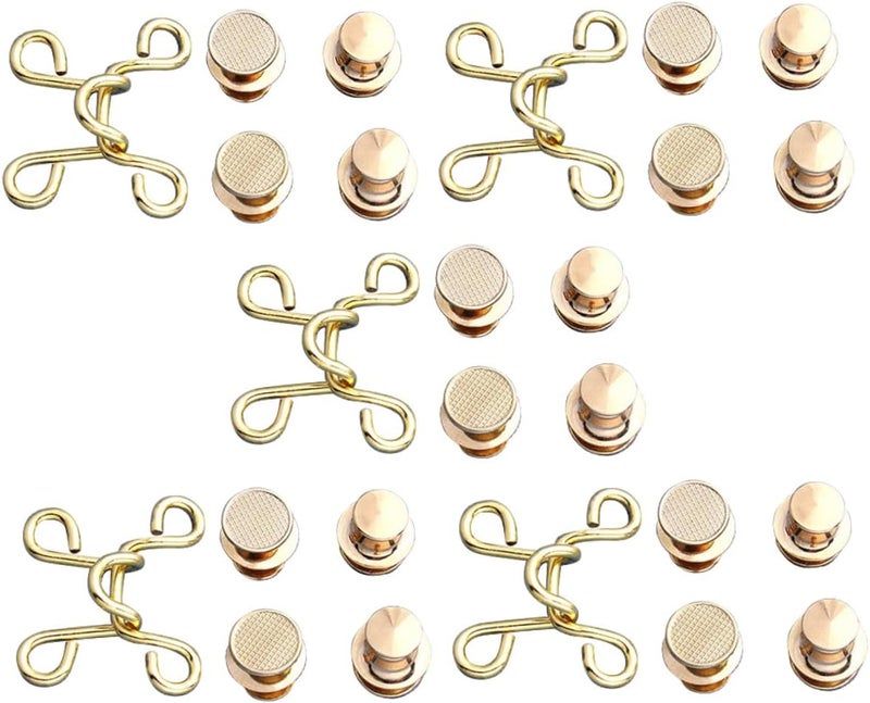 Multiple options Kichvoe 5 Set Metal Snap Trouser Buttons for Jean Waist Adjustment, Easy to Use No Sew Waist Jeans Replacement Buttons for Casual and Formal Occasions Random Color Low wear optimized design Matte anti slip finish Elegant upgraded practical design Updated modern design Fade proof Versatile application All environment compatible Custom sizing alternatives Wear resistant Flexible sizing options Home & light industrial compatible Locally packed stock Repeated use friendly design Affordable trusted craftsmanship Leakproof sealed Multi stock guarantee supply On-demand local restock Global light sturdy raw material Temp resistant Multi-source stock guarantee Widely used design Slow wear optimized quality High precision lightweight material Scratch resistant - Image 1