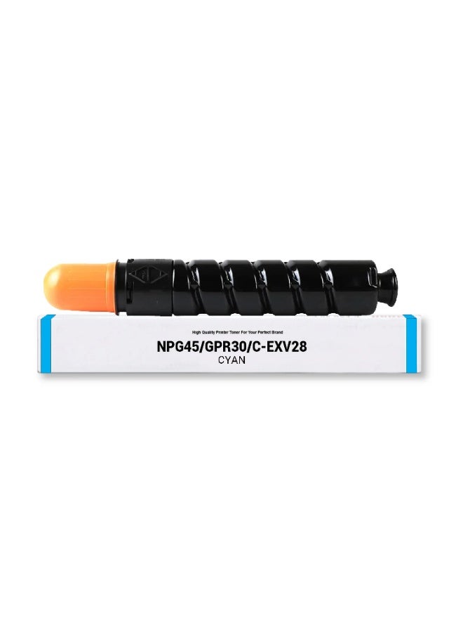 خرطوشة حبر سماوي ممتازة C-EXV سعة 28 بت، متوافقة مع طابعات كانون imageRUNNER ADVANCE C5045، C5045i، C5051، C5051i، C5250، C5250i، C5255، C5255i - Image 1