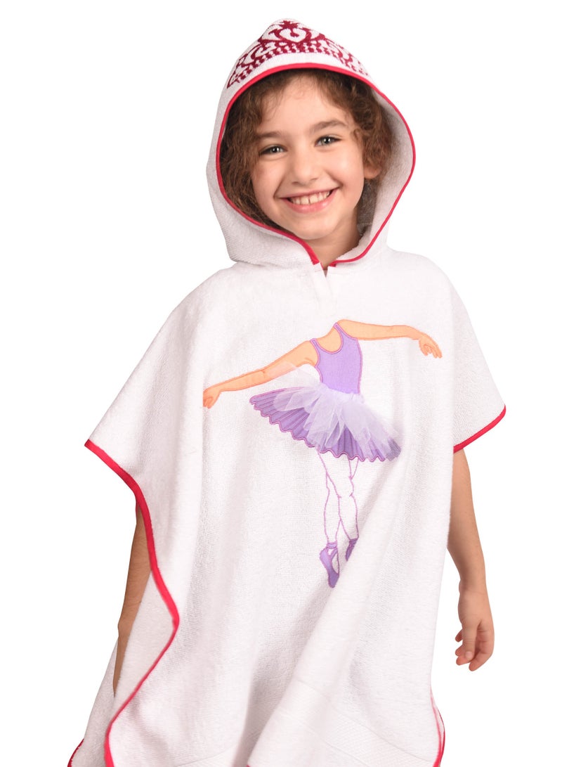 Creative Costumez Ballerina Hooded towel (1-3 years) - Image 1