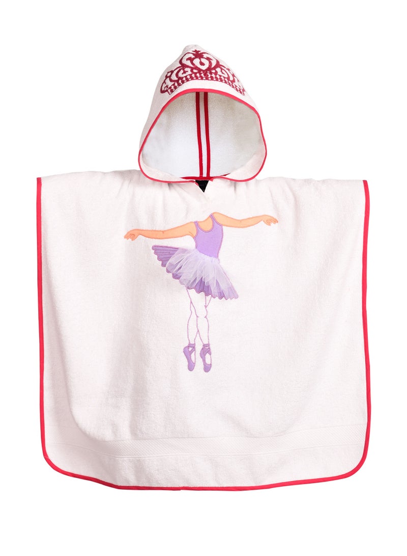 Creative Costumez Ballerina Hooded towel (1-3 years) - Image 3