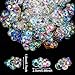 Liliaafar 50 Pcs Fake Bubble Clusters for Dollhouse Mini Bathtub Dollhouse Accessories AB Colors Acrylic Bubble Cloud Beads Doll House Items for Fairy Garden Beach DIY Craft - Image 4
