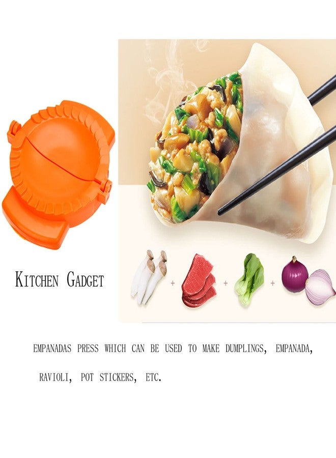 Setaria Viridis Dumpling Maker- 3pcs Empanadas Press Kitchen Gadget for Dumpling Empanada Calzone Ravioli and Turnover Pierogi - Image 3