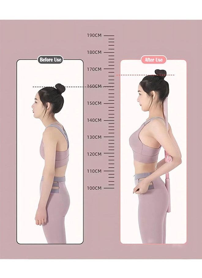ZCM-HAPPY - Back Straightener Posture Corrector, Yoga Sticks Stretching Tool for Posture, Humpback Correction Sticks Stretching Tool - Image 1
