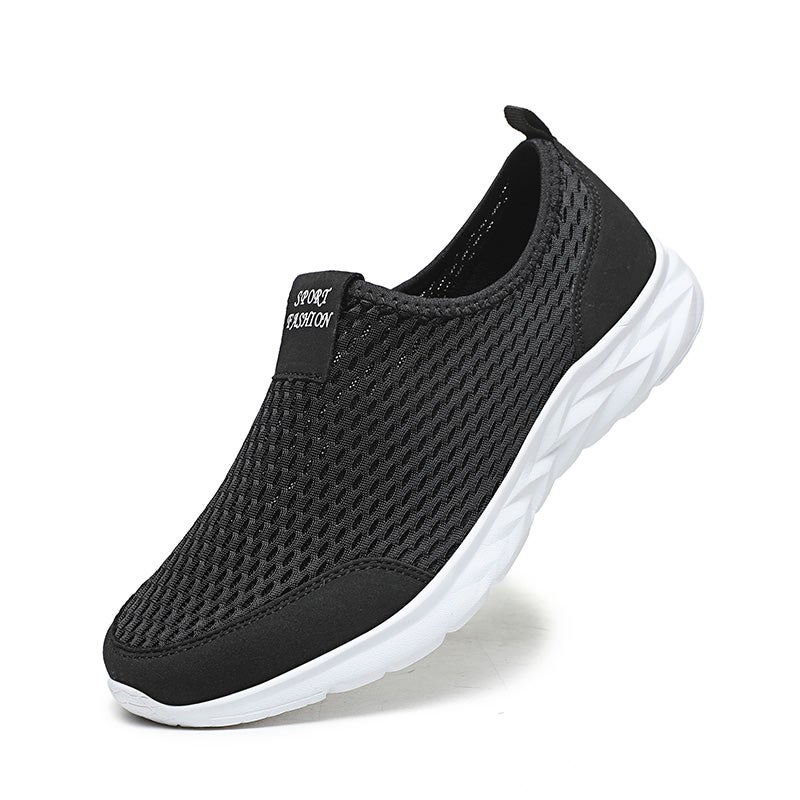 Summer Men'S Shoes Slip-On Mesh Shoes Breathable Boys Casual Sneaker Plus Size Lazy Shoes Broken Size - Image 3