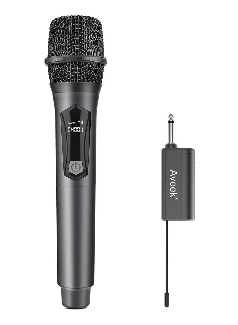 Aveek Wireless Microphones Karaoke Microphone with Rechargeable Receiver for Singing Party Wedding DJ Speech - Image 3