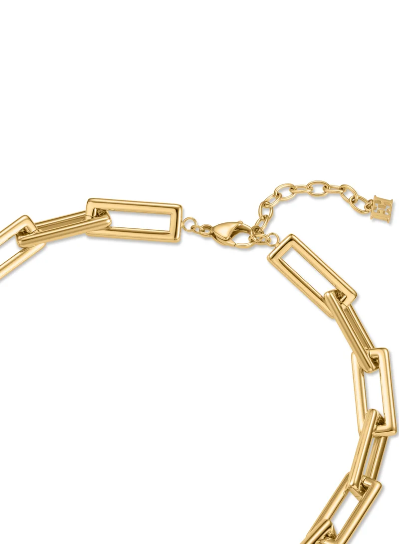 ESCADA Ava Gold Plated Necklace For Women 550 mm