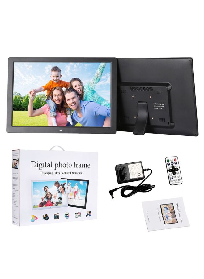 17-inch High-definition 1080p Digital Photo Frame Led Display Lcd Screen Wall-mounted Picture Advertising Machine-Color:17 Inch Black (with Hdmi Interface)  - Image 1