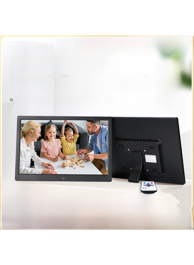 17-inch High-definition 1080p Digital Photo Frame Led Display Lcd Screen Wall-mounted Picture Advertising Machine-Color:17 Inch Black (with Hdmi Interface)  - Image 2