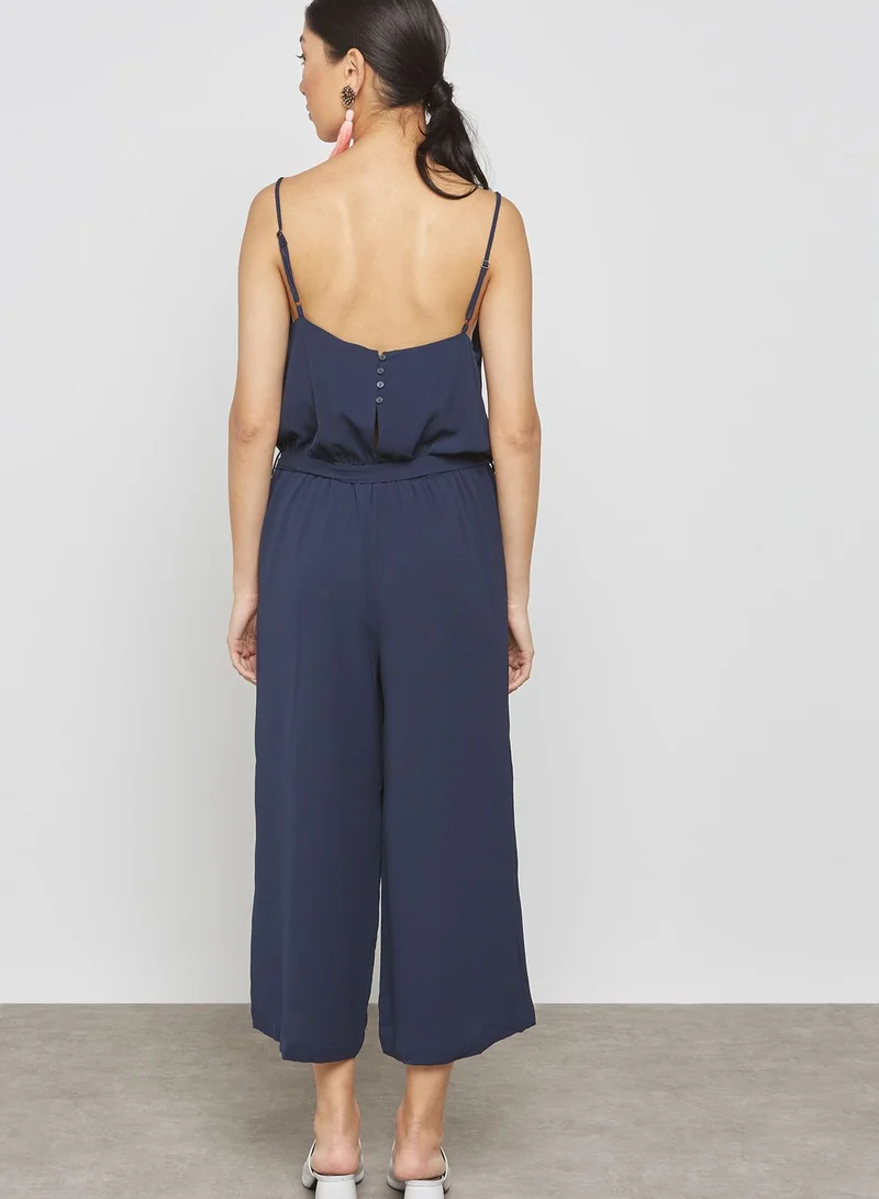 Object Wrap Tie Wasit Jumpsuit