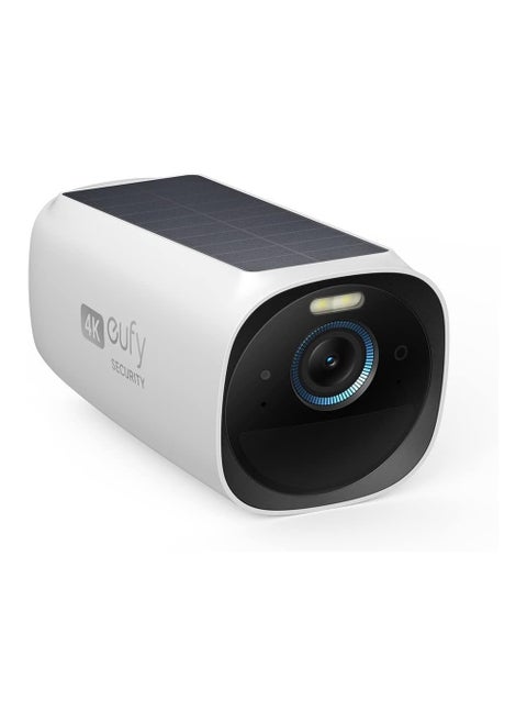 eufy Security eufyCam 3 Add-on Camera, Security Camera Outdoor Wireless, 4K Camera with Integrated Solar Panel, Forever Power, Face Recognition AI, Expandable local storage, Spotlight, No Monthly Fee