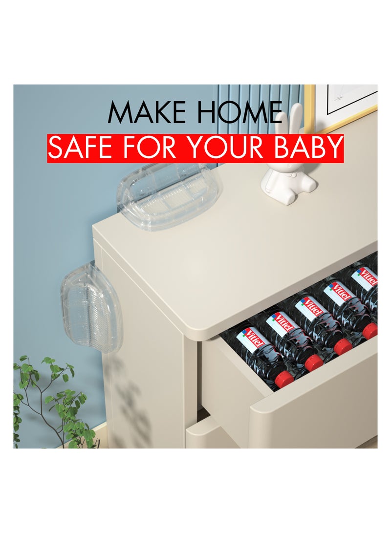 Nurtur Safety - Furniture Anti-tip Wall Holder - Pack of 2 - Transparent - Image 2