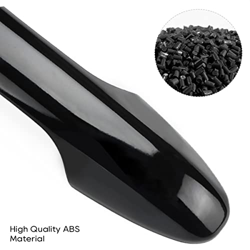 DLOVEG Exterior Door Handle Cover Compatible for 2016-2020 2021 2022 2023 Toyota Tacoma Accessories Door Handle Protectors for Tacoma (Without Smart Key Holes, Gloosy Black) - Image 4