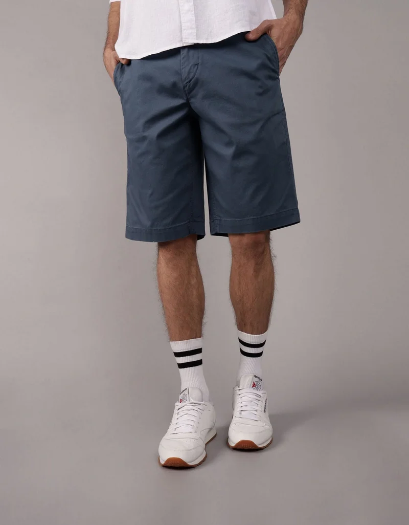 امريكان ايجل شورت كتاني بمقاس 12 بوصة باللون الأخضر الكاكي