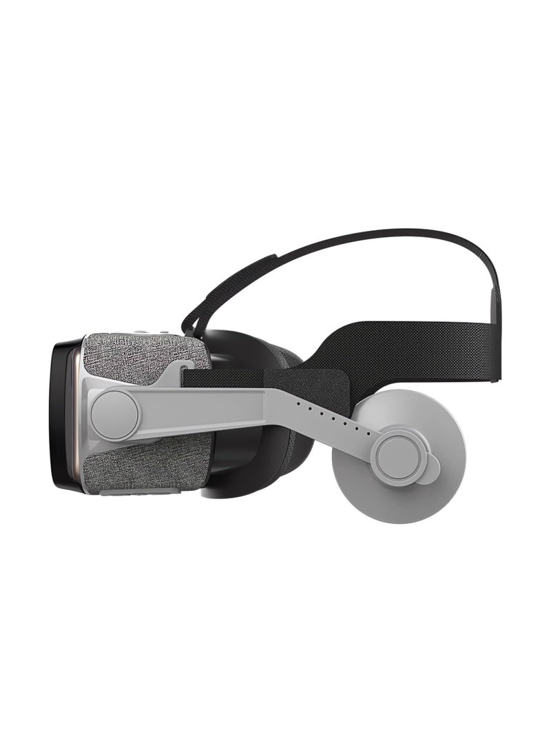 Excefore VR Headset, 3D VR Headset with Remote Controller, Virtual Reality VR 3D Glasses VR Set 3D Virtual Reality Goggles, Controller, Adjustable VR Glasses Support 4.7-6.0 Inches Smartphones  - Image 3