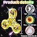 Figrol Fidget Toys 3 PackLight Up Fidget Spinner for Kids Adults Stress Relief Calm DownSensory Toys for Kids with Autism ADHD ToysGreenPurpleOrange - Image 4
