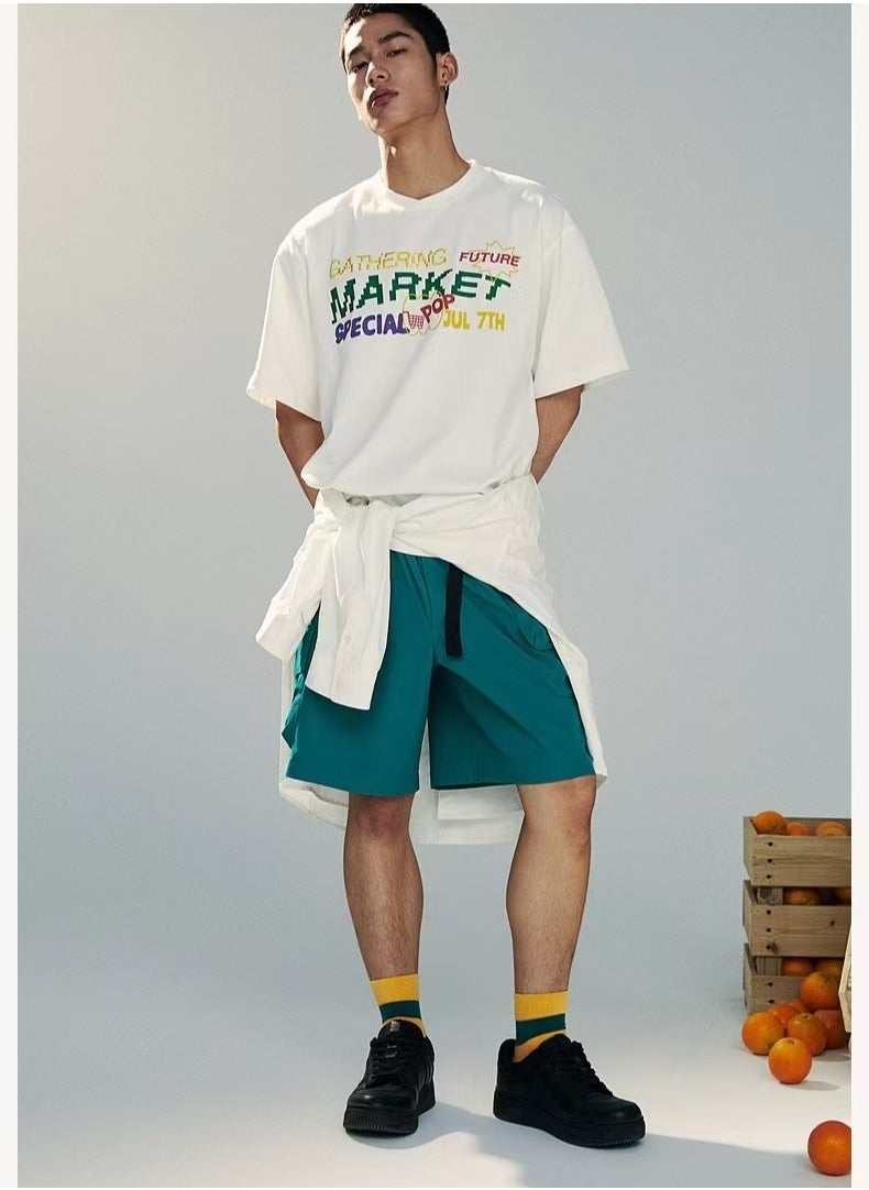 H and M - New HM Casual Loose Cotton Short Sleeved Shirt - Image 1