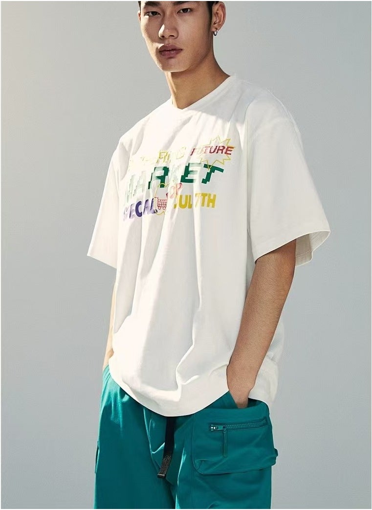 H and M - New HM Casual Loose Cotton Short Sleeved Shirt - Image 1