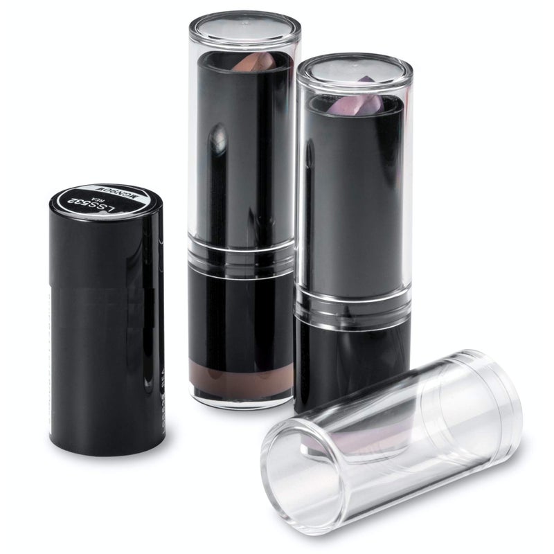 BY ALEGORY byAlegory Clear Lipstick Caps Compatible With NYX - EXTRA CREAMY Lipstick - Replaces Original Cap To See Your Favorite Lipstick Color Easily (12 Caps) - Image 1