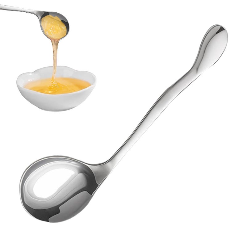 Left Hand Curved Adaptive Spoon Ergonomic Design Self Feeding Aid For Elderly - Image 2