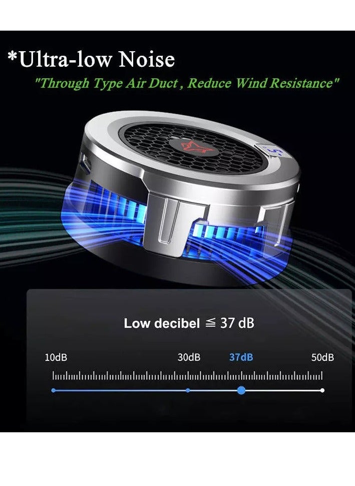 Sarafox The Sarafox B7 magnetic cooling fan comes with RGB lighting and stable magnetic adsorption. Intelligent temperature control by adjusting the fan speed. Small, portable size. Silent, which doesn't affect your gaming experience  - Image 5