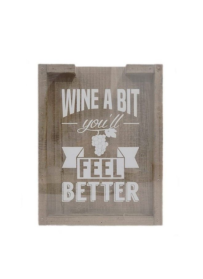 Fosinz Wine Cork Holder Decor Gifts Shadow Box Wine Sign For Wine Lovers Accessories Display Storage Decorative Container  - Image 2