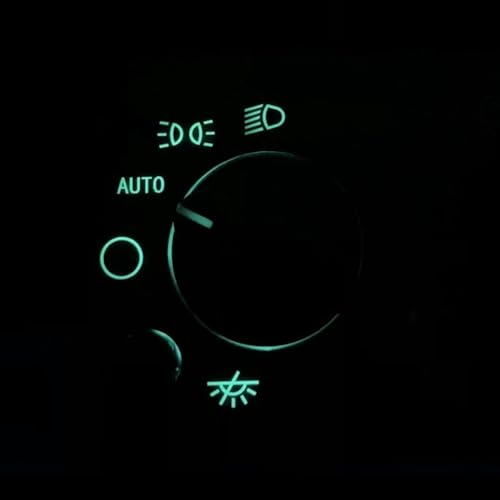 SWITCHDOCTOR Headlight Dimmer Switch for 2003-2007 Chevrolet Silverado, Sierra, Hummer H2, 2003-2006 Suburban, Tahoe, Avalanche, Yukon, Escalade (Green Light) - Image 3