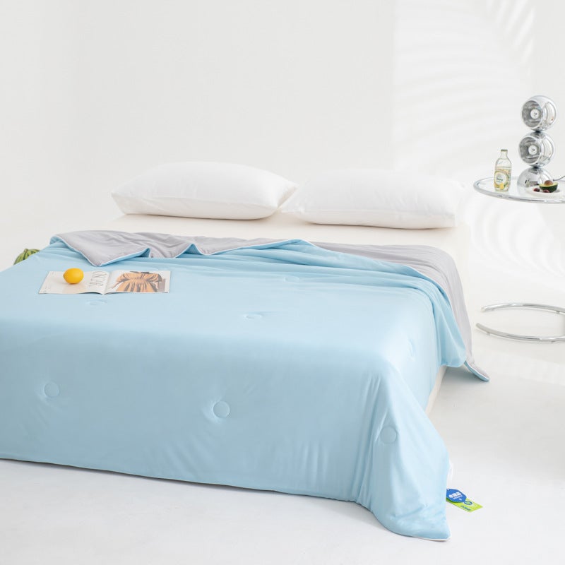 New Class A Cool Silk Summer Quilt Ice Cream Summer Cool Quilt Machine Washable Air-Conditioning Quilt Summer Nap Thin Quilt - Image 3