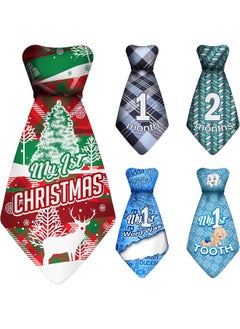 TurtleSurfers TurtleSurfers Baby Monthly and Holiday Milestone Sticker Ties  - Image 2