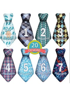 TurtleSurfers TurtleSurfers Baby Monthly and Holiday Milestone Sticker Ties  - Image 1
