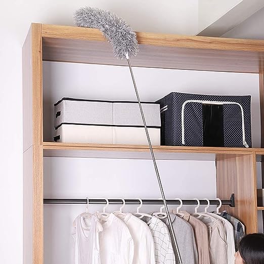 TNEMEC Microfiber Feather Duster 30100 inch Extendable and Bendable Long Handle Pole AllRound Cleaning NonScratch Washable Ceiling Fan Furniture High Ceiling Fans Dust Cobweb Cleaning - Image 2