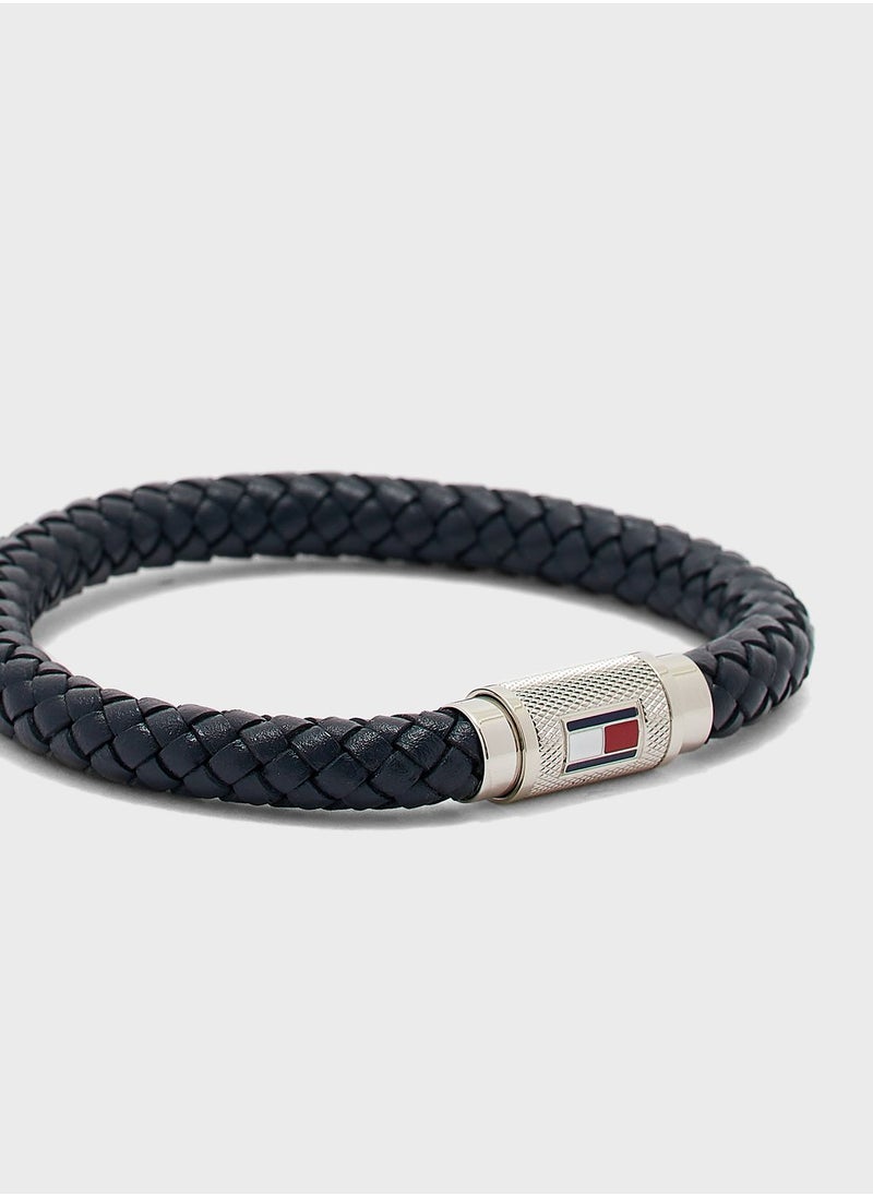 TOMMY HILFIGER Leather Braided Bracelet  - Image 3