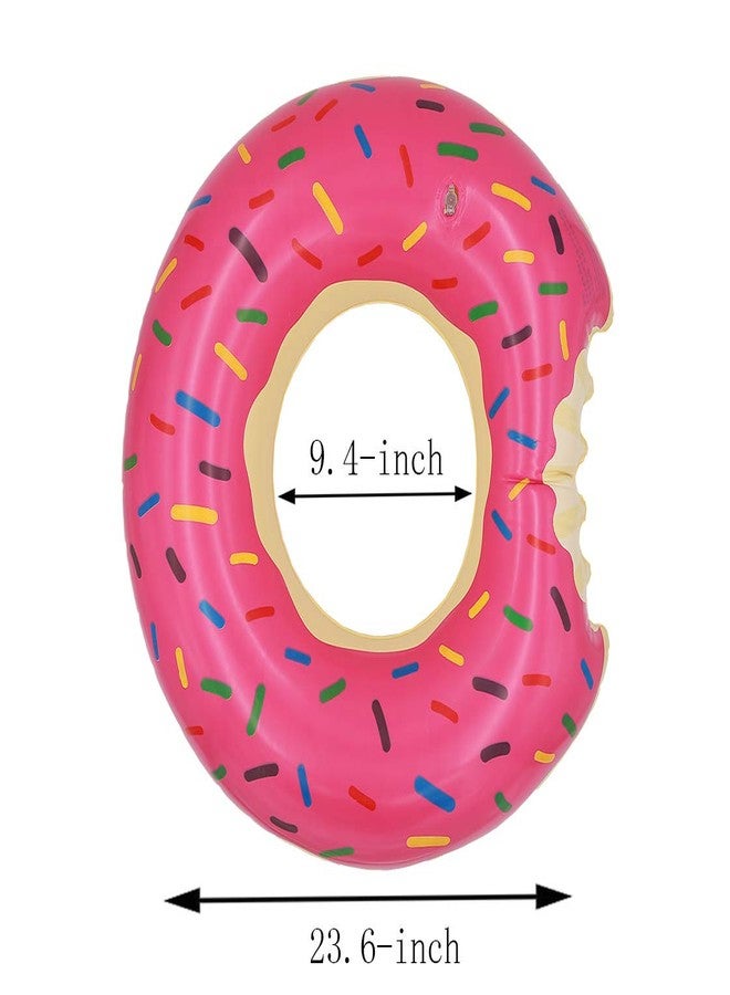 Ucity Kids Donut Pool Floats - 2 Pack 23.6-inch Inflatable Swimming Rings Tubes for Swimming, Swim Raft, Summer Beach Games, Party Decoration - Image 2